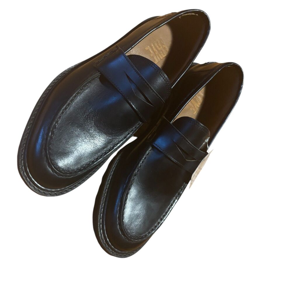 Men's Frye Tyler Penny Lug Loafer Black- Size 9